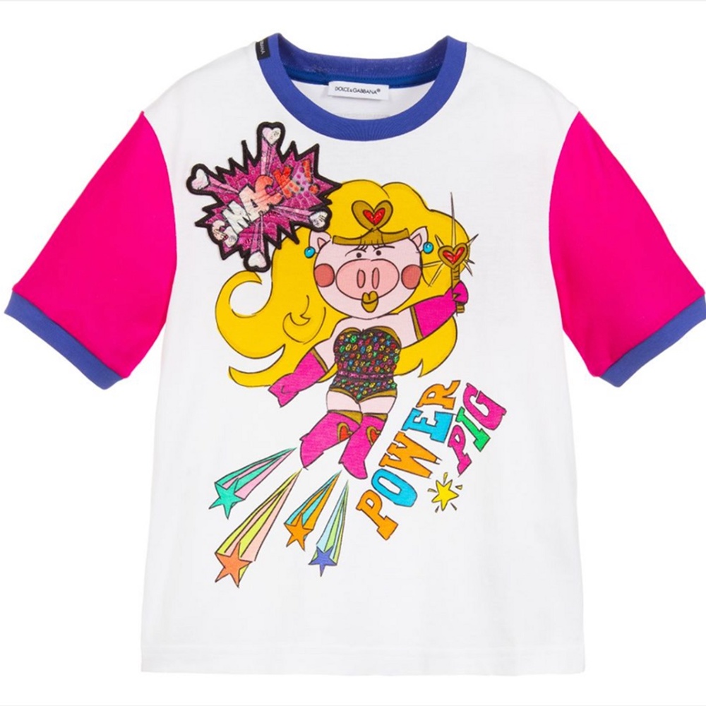 Power Pig Cotton T-Shirt